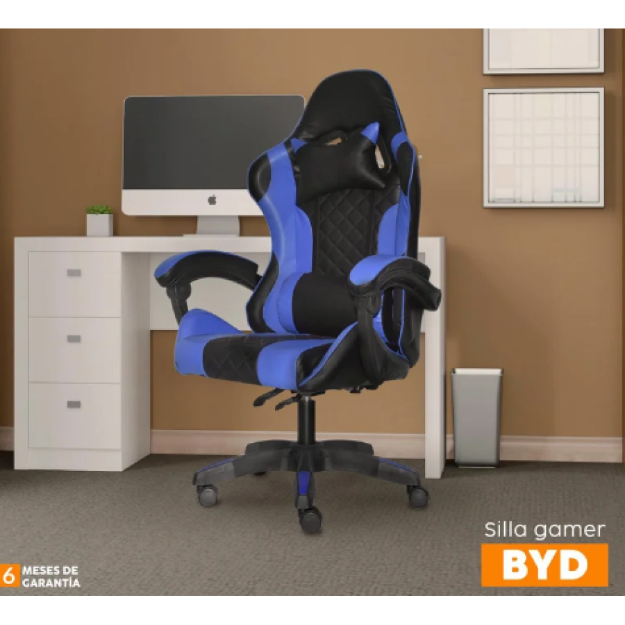 Silla de oficina ergonómica gamer presidente BYD
