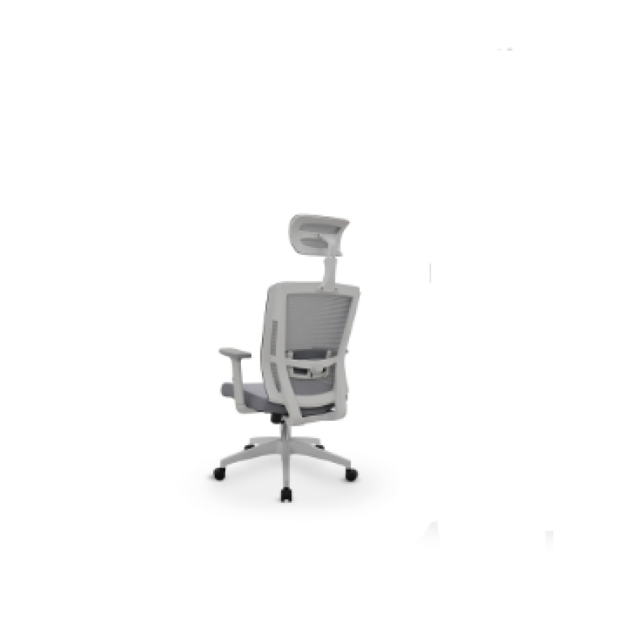 Silla de oficina ergonómica Delphi II gris marco gris