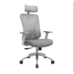 Silla de oficina ergonómica Dolfin Gris