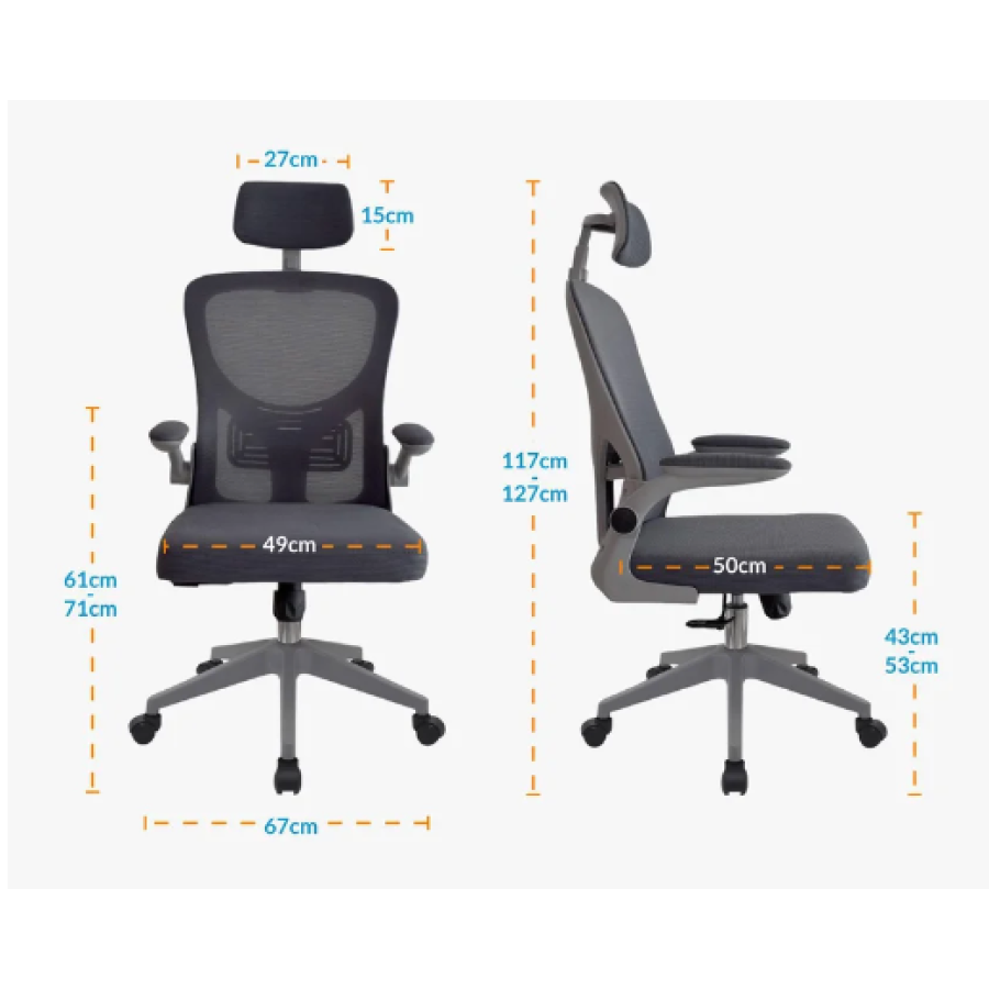 Silla de oficina ergonómica Zad Cs